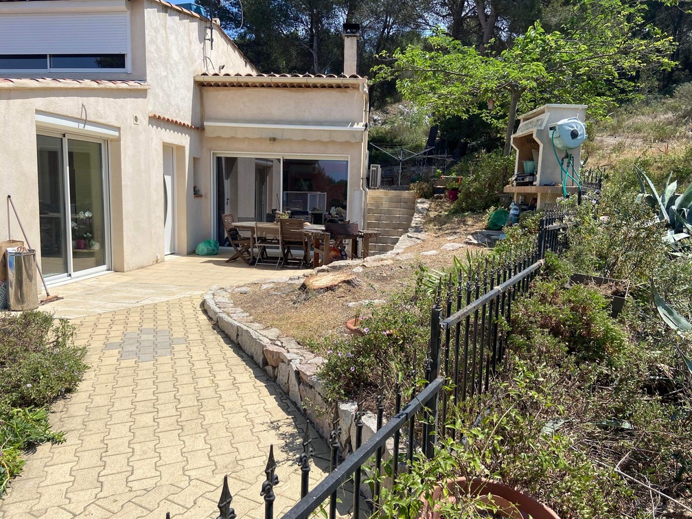 Avant – Abattage par démontage de Pins à Martigues